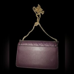 Elegant Purple Quilted Chain Bag